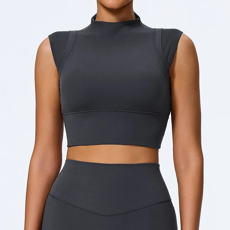 High Neck Top - Alaia Fitness