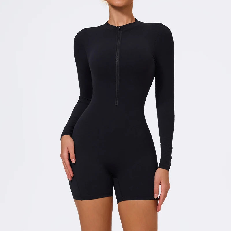 Half Zipper Jumpsuit - Alaia Fitness