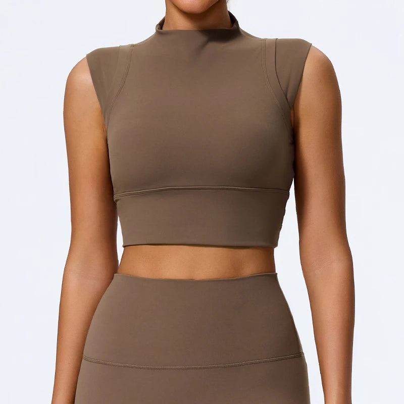 High Neck Top - Alaia Fitness