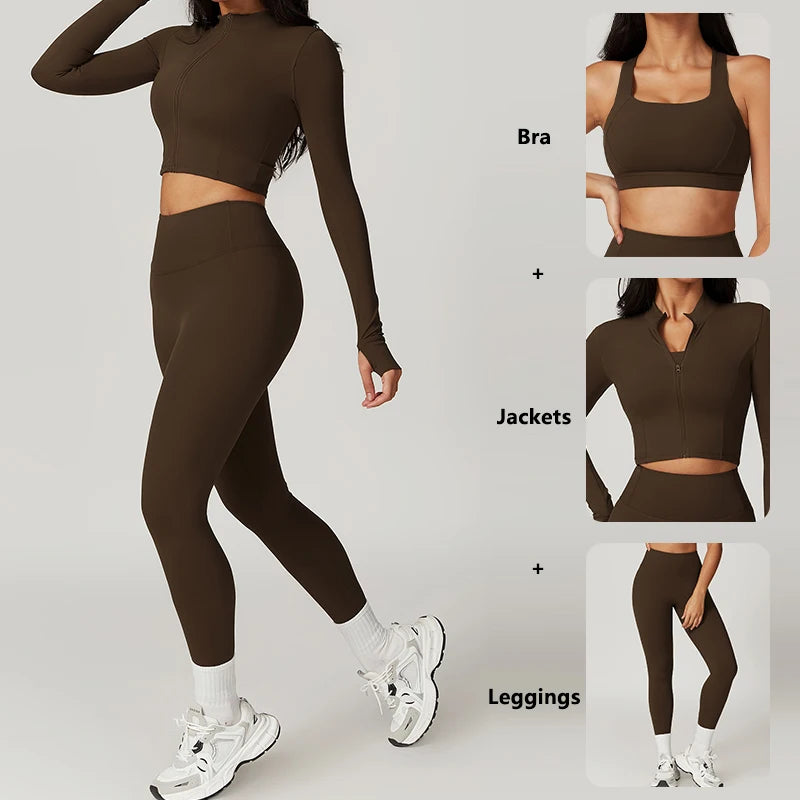 Set Flowing With Jacket - Alaia Fitness