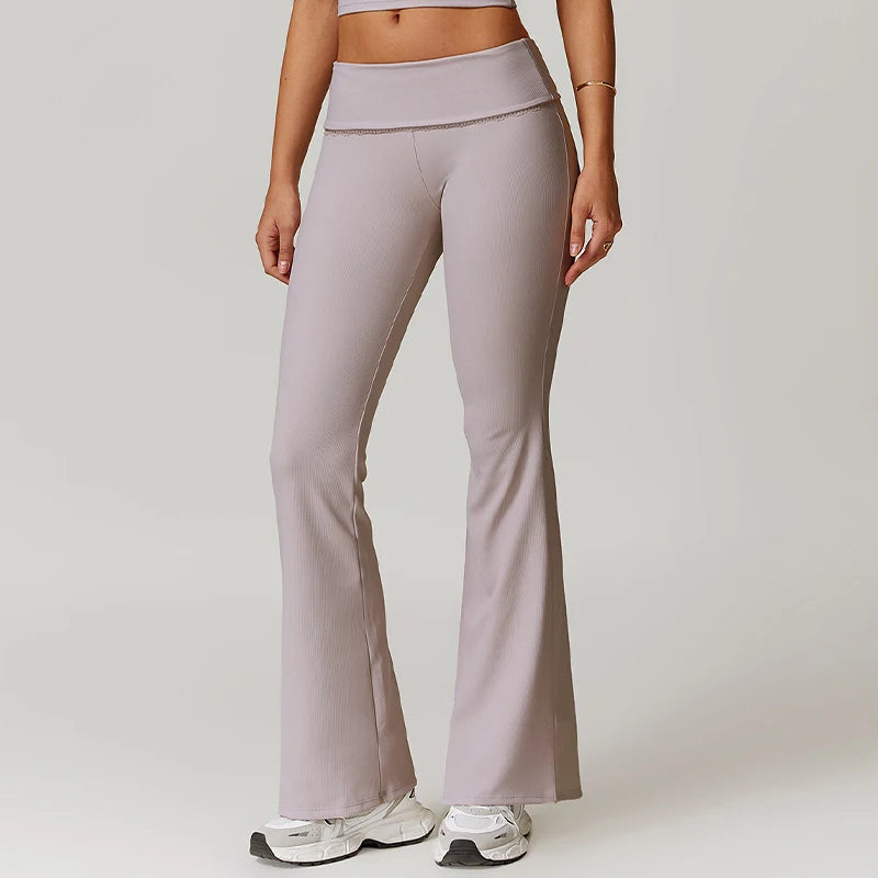 Yoga Flowers Legging Flare - Alaia Fitness