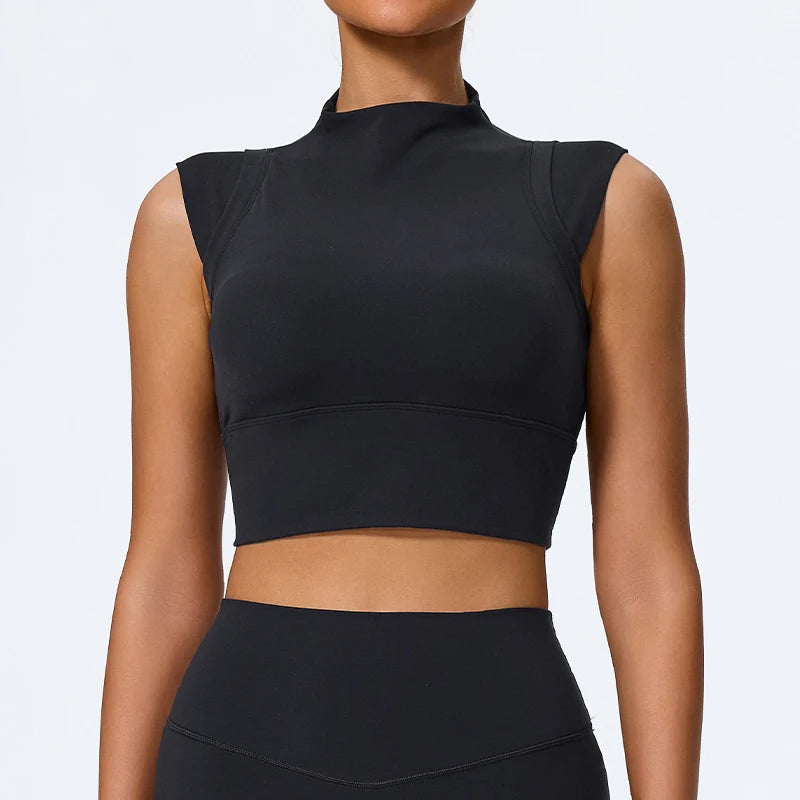 High Neck Top - Alaia Fitness