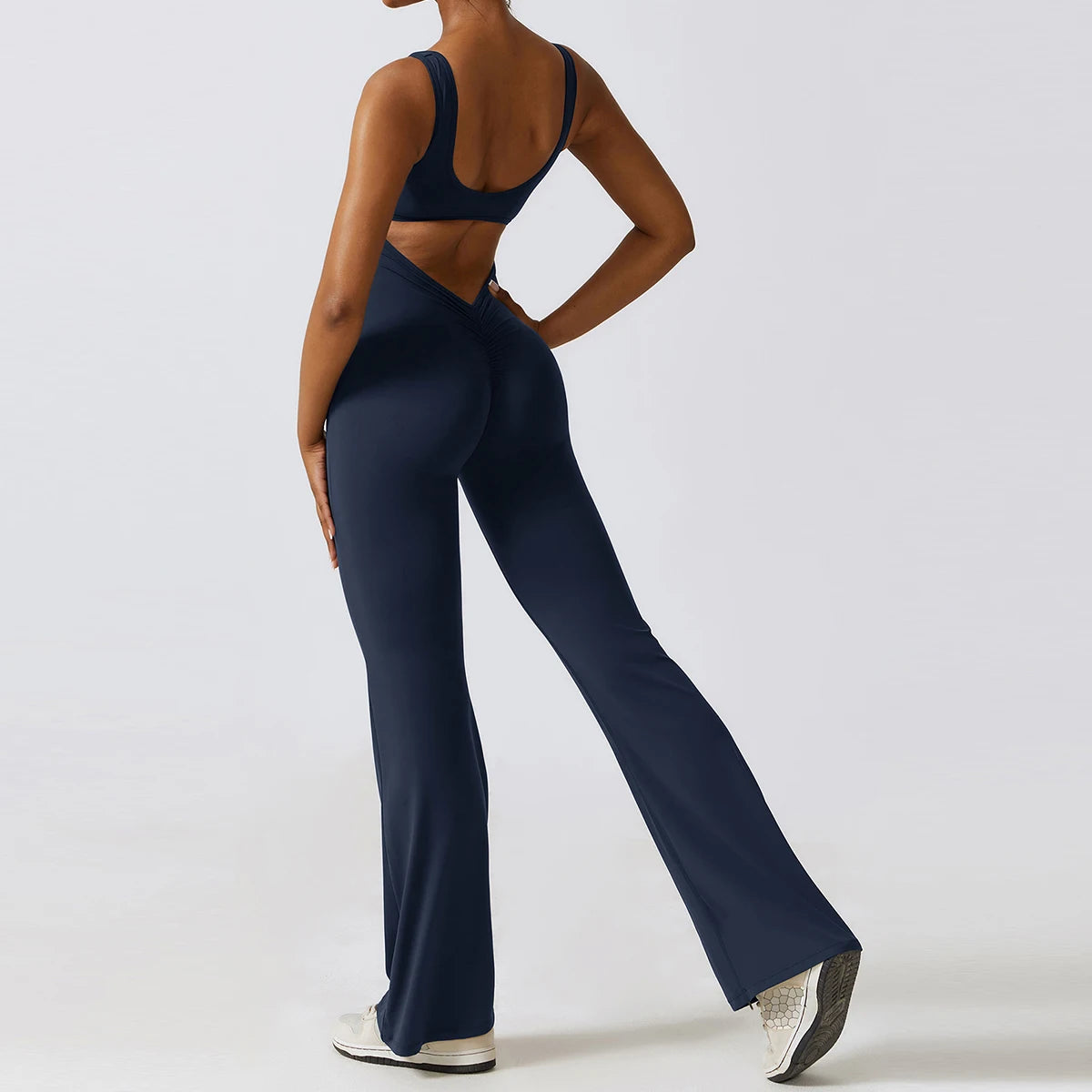 High-Performance Flare Jumpsuit - Alaia Fitness